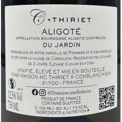 2024 Camille Thiriet Bourgogne Aligot� 'du Jardin'