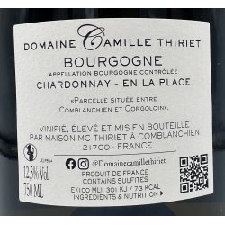 2024 Camille Thiriet Bourgogne Blanc 'En La Place'