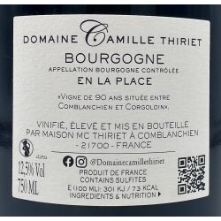 2024 Camille Thiriet Bourgogne Pinot Noir 'En La Place'