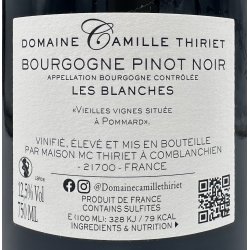 2024 Camille Thiriet Bourgogne Pinot Noir 'Les Blanches'